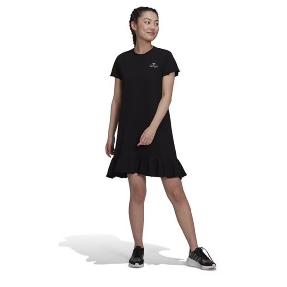 adidas Dresses & Skirts - Adidas frill tshirt dress